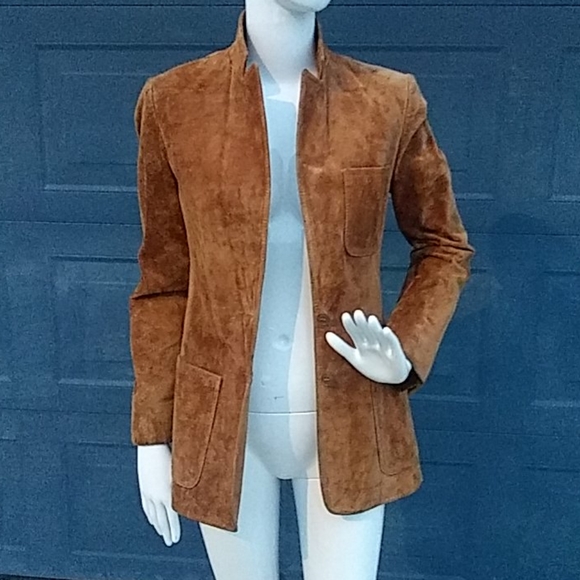 Anne Klein Jackets & Blazers - ANNE KLEIN Genuine Suede Rawhide Blazer/ Jacket